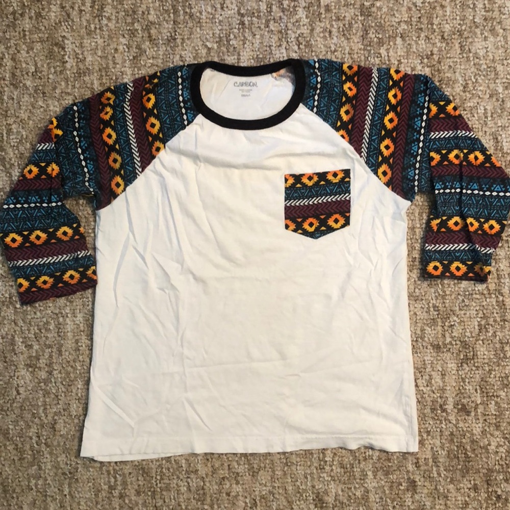 Men’s Small Carbon 3/4 sleeve Shirt